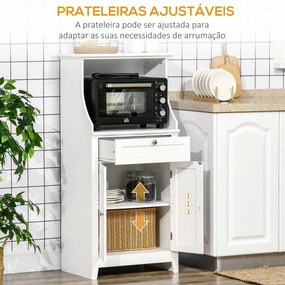 Aparador de Cozinha Kitch - Com Gaveta e Armário para Micro-ondas – 60