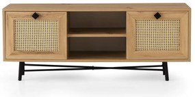 ****  
TV Stand Begonya – Carvalho Preto – 140x60x40 cm

**
