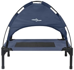 Cama Elevada para Cães da Azul-marinho Aço, Tecido