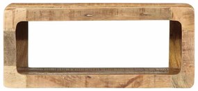 Armário de TV 60x30x25 cm em Madeira de Mangueira Maciça