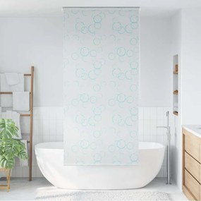 Estore de rolo para o duche 80x240 cm bolhas