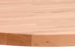 Tampo de mesa redondo Ø50x4 cm madeira de faia maciça