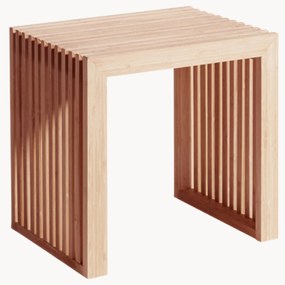 Banco em madeira de bambu Rib
