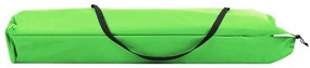 Espreguiçadeira/cama dobrável para 2 pessoas aço verde
