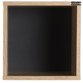 Prateleira de Parede Decorativa Castanha 330x190x330 mm