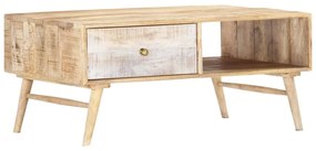 vidaXL Mesa de centro 88x60x40 cm madeira de mangueira maciça