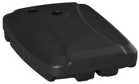 Base de Chapéu de Sol com 2 Rodas Preenchível com Água 60kg Areia 68kg