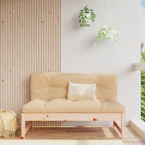 vidaXL Sofá de centro para jardim 120x80 cm madeira de pinho maciça