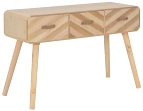 vidaXL Mesa consola 100x35x68 cm madeira maciça