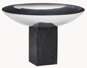 Taça decorativa com base em mármore Sapoto