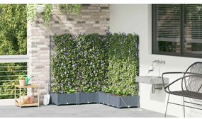 Jardineiras de Jardim 1 pc Cinzento-claro 120 x 120 x 126 cm