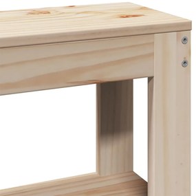 Estrutura de cama com cabeceira 160x200 cm pinho maciço