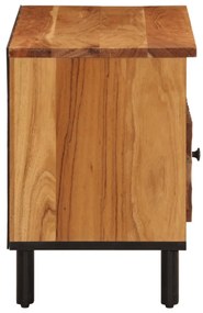Móvel de TV 80x33x46 cm madeira de acácia maciça