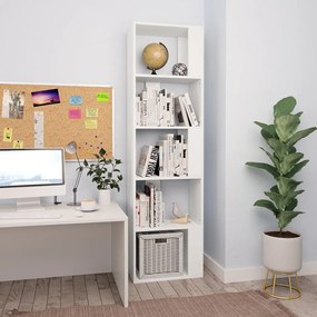 800108 vidaXL Estante/divisória 45x24x159 cm contraplacado branco