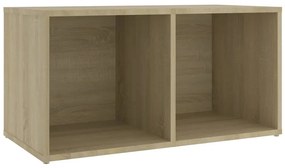 Móveis de TV 2 pcs 72x35x36,5 cm contraplacado carvalho sonoma