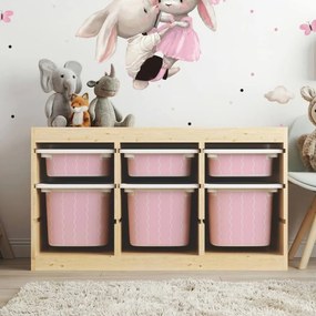 Autocolante para caixa IKEA TROFAST - padrão Waves