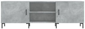 Móvel de TV 150x30x50 cm derivados de madeira cinza-cimento