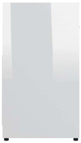 Armário casa de banho derivados de madeira branco brilhante