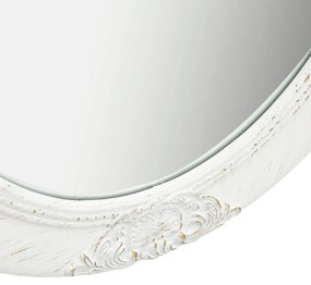 Espelho de parede estilo barroco 50x60 cm branco