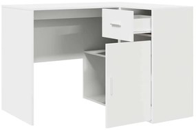 mesa de canto Branca 102x88x75 cm Madeira de Engenharia