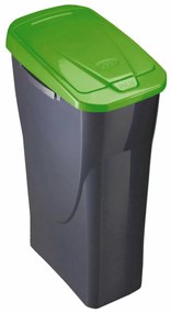 Caixote de Lixo para Reciclagem Mondex Ecobin Verde com Tampa 25 L