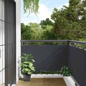Tela de privacidade para varanda 300x120 cm PVC antracite