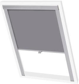 vidaXL Persianas de enrolar opacas cinzento P06/406