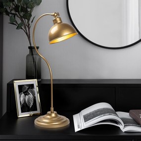 Candeeiro de Mesa Konika – Dourado – 19 x 29 x 58 cm