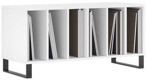Armário para discos 100x38x48 cm derivados de madeira branco