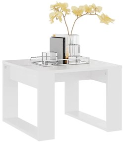 Mesa de apoio 50x50x35 cm derivados de madeira branco