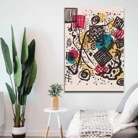 Pintura Decorativa em Tela 70100KANDINSKY005 – Multicolor – 70 x 100 c