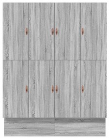 Estrado de Cama Cinzento Sonoma 200x200 cm