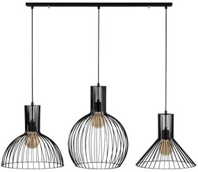 Candeeiro Fellini – Preto – 145 x 38 cm