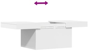Mesa de centro 80x55x40 cm derivados de madeira branco