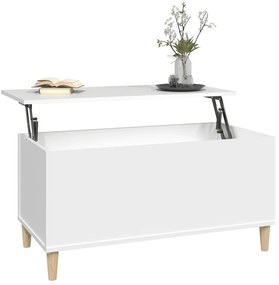 Mesa de centro 90x44,5x45 cm derivados de madeira branco