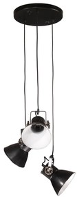 Candeeiro suspenso 25 W 30x30x100 cm E27 preto
