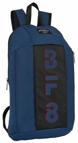 Mochila Infantil BlackFit8 Urban Mini Preto Azul Marinho (22 X 39 X 10 cm)