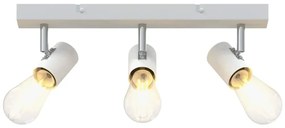 Spotlight de Teto 3 Via Ajustável Branco E27
