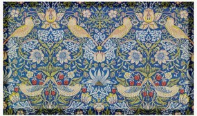 Tapete de entrada lavável William Morris