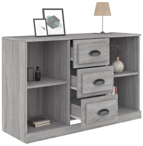 Aparador 104,5x35,5x67,5cm derivados de madeira cinzento sonoma