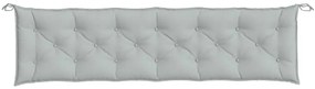 Almofadões banco jardim 2pcs 200x50x7cm mesclado tecido