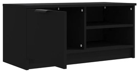 Móveis para TV 2 pcs 80x35x36,5 cm madeira processada preto