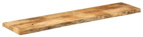 Tampo de mesa borda viva 140x20x3,8 cm mangueira áspera maciça