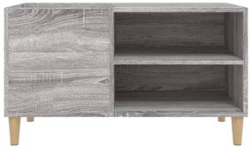Armário p/ discos 84,5x38x48 cm derivados madeira cinza sonoma