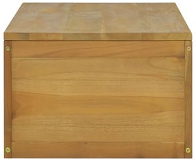 Armário de parede p/ casa de banho 110x45x30 cm teca maciça