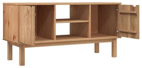 Móvel de TV Sidney de 113cm em Madeira Maciça - Cor Natural - Design E