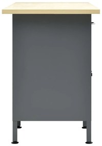 Bancada de trabalho 160x60x85 cm aço preto