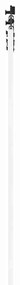 Porta Deslizante vidaXL com Conjunto de Acessórios Branco 86x211 cm Ma