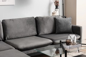 Sofá de Canto Reya – Antracite – 245x55x43 cm