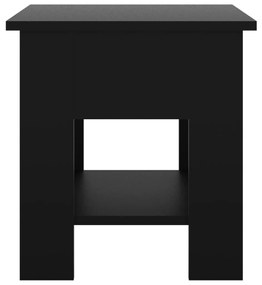 Mesa de centro 40x40x42 cm madeira processada preto